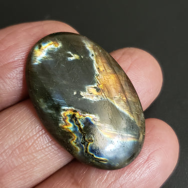 Natural Labradorite Cabochon. Size- approx. 34x22mm